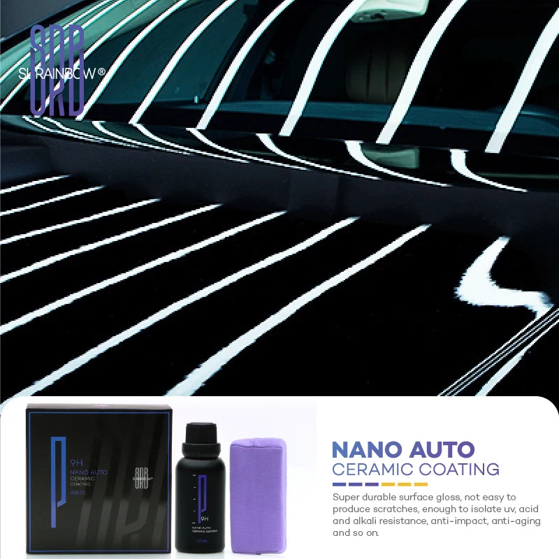 9H
nano
auto
paint
ceramic
coating
5 years
protect
clean
drops
sealant
p870